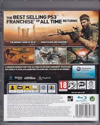 Call of Duty Black Ops - PS3 (B Grade) (Genbrug)